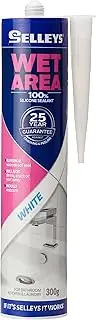 Selleys Wet Area Silicone Sealant 300 g, White