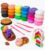 DIY Ultra Light Creative Art and Craft Clay Kit Soft Playing Clay Toy kit (36)
