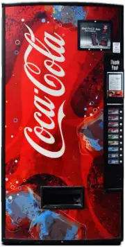 (5) SODA VENDING MACHINE Labels - Coke Zero - Sprite Zero (Flavor Strips)