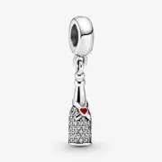 New Genuine Authentic Pandora Sparkling Wine Bottle Dangle Charm #792152CZ