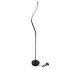 (Black) Led Modern Floor Lamp For Living Room Stepless Dimming Bright Floor L US