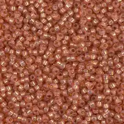Duracoat Silver-Lined Peach Miyuki Seed Beads 11/0 (11-94233-TB)