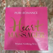 NEW Pure Romance Sensuous Heart Heat Pack Massager Click Activated Reusable NIB