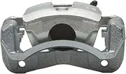 R1 Concepts Front Left Brake Caliper Silver Zinc Coated CAL-72035| Fits 1999-2002 Mitsubishi Mirage