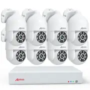 ANRAN 5/8MP 8CH NVR 2TB PoE Security Camera System 2-Way Audio Motion Detection
