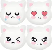 (4 Pcs) Kids Reusable Gel Ice Pack, Boo Boo Ice Pack, Cute Children Gel Ice Pack for Kids Injuries, Kids Cute Lunch ice Pack, Breastfeeding, Wisdom Teeth, Pain Relief, Kids Fever, Headaches