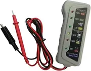 MAGICLULU Digital Battery Tester Practical Charging System Analyzer with LED Indicators Safe Durable Battery Monitor for Quick Vehicle Diagnostics