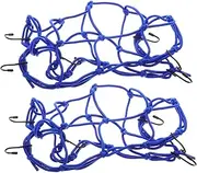 1 Pair Motorcycle Cargo Net Cover Multi Functional High Elastic Bungee Mesh for Luggage Storage Durable Rack Safety Net for Bikes for Travel and Daily Use