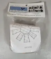 The Picket Fence Wood Topper For Calendar Quilts - Sun