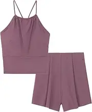 [Speedo] Speed Crossknot Separates Women's Fitness Swimsuit, Acai