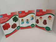 lot 3 new Make n Mold Candy Mold Santa Angel Pops Winter Holiday Candy Mold