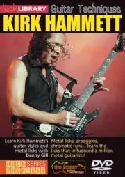 LICK LIBRARY Guitar Techniques Metallica's KIRK HAMMETT Video Lesson DVD