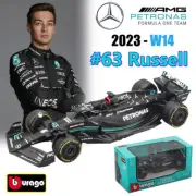 Bburago 1:43 2023 Mercedes AMG Petronas F1 W14 No.63 Russell Model Car IN BOX