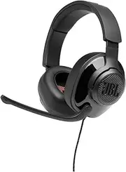JBL Quantum 300 - Wired Over-Ear Gaming Headphones with JBL Quantum Engine Software - Black