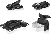 UNITHUB Engine Motor Mount Kit and Transmission Mount 3S4Z6038BA BP4S39040B BP4N39010D BP4N39070D Compatible for Mazda 3 5 2.0 2.3L Auto Trans 2004-2010 (Set of 4)