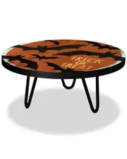Courtside Market Harvest Collection Trick Or Treat Bats Seasonal Decorative Table/Riser