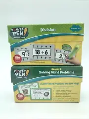 Teacher Created Resources Power Pen Learning Cards: Division & Solving Word Prob