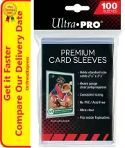 15 x Packs of 100 Ultra PRO Platinum Premium Card Soft Sleeves Clear Protector