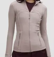 lULULEMON DEFINE JACKET NULU~Mauve Grey~0~2~4~6~8~10~12~14~ USPS SHIP~NWT