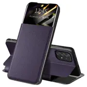 For Samsung Galaxy A52 View Window Drop-proof Leather Phone Case with Card Holder Stan