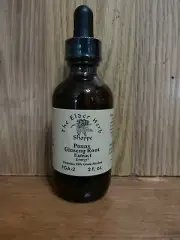 Panax Ginseng Extract Drops All Natural - 2 oz Energy Boost - Mental Clarity