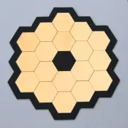 Handmade James Webb Space Telescope Mirror Limited Edition Wall Art Decoration