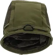 KOMBIUDA Portable Tool Bag Organizer Canvas Hiking Bag Camping Storage Pouch Small Hangable Tank Pouch Green