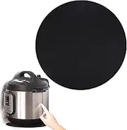 Sliding Mats for Ninja Foodi and Instant Pot,Kitchen Appliance Sliding Round Mats,Slide Mats for Moving Small Appliances Coffee Makers, Pressure Cooker,Air Fryer, (Rubber, 15 inch Diameter)