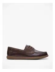 [Clarks] Bratton Boat Shoes in Brown