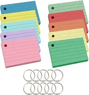 KiBcsLic 1000Pcs Index Cards Leaving Messages Note Cards for Business Office Meeting