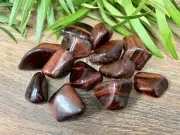 1/2 lb Red Tiger Iron Tumbled Stones Crystal Therapy Gemstone Specimen Reiki.