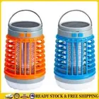 Solar Electric Mosquito Killer LED Bug Insect Zapper Flashlight for Camping Tent