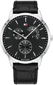 [Tommy Hilfiger] Men's Multi Dial Quartz Watch with Stainless Steel Strap 1710386