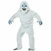 Snow Beast Monster Abominable Snowman Bigfoot Yeti Sasquatch Adult Mens Costume