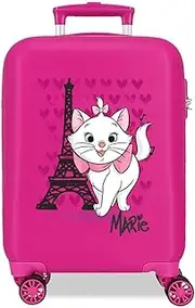 Joumma Disney Before The Bloom Cabin Suitcase Fuchsia 33 x 50 x 20 cm Rigid 2 kg Combination Lock Side ABS 2 kg 33L Hand Luggage, Pink, One Size, Cabin Suitcase