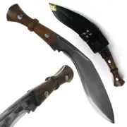 Carbon Steel Gurkha Service Kukri with Sheath