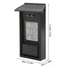 Digital Thermometer Outdoor Waterproof Temperature Meter Gauge Garden Use