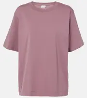 [Dries Van Noten] Dries Van Noten Oversized cotton jersey T-shirt AU 10 pink