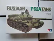 Tamiya 1/35 Model Military Kit Russian T-62A Tank 35108 Sealed