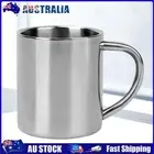 220ml Drinking Cup with Handle Stainless Steel Coffee Mug Water Cup for Kids