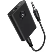 Bluetooth 5.3 Adapter for Airplane to 2 Headphones, 3.5mm Jack In-Flight6580