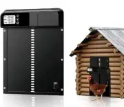 CooptryPoul Automatic Chicken Coop Door - Electric Chicken Door with Timer IP44
