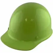 MSA Skullgard Cap Style Hard Hat - Custom Painted Lime Green
