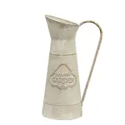 Willow & Silk 42cm Rustic Taupe Home Decorative Jug with Handle