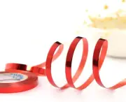 Red Shiny Curling Ribbon,Metallic Balloon String Ribbons,Christmas Curling Ribbo