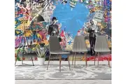 3D Comedy Master 01 Wall Murals Self-adhesive Vinyl Wallpaper Murals