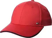 [Tommy Hilfiger] Men's Cotton Billy Adjustable Flap Baseball Cap