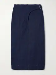 [Jacquemus] Jacquemus - Nimes Belted Denim Skirt - Blue - 24 24 Blue