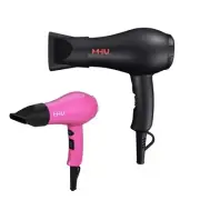Travel Mini Hair Dryer Ceramic Ionic 1000 Watts Blow Dryer for RV Lightweight...