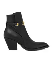 Versace Medusa '95 Pointed Toe Ankle Boots 36,37.5,37,38.5,38,39.5,39,40,36.5 Black